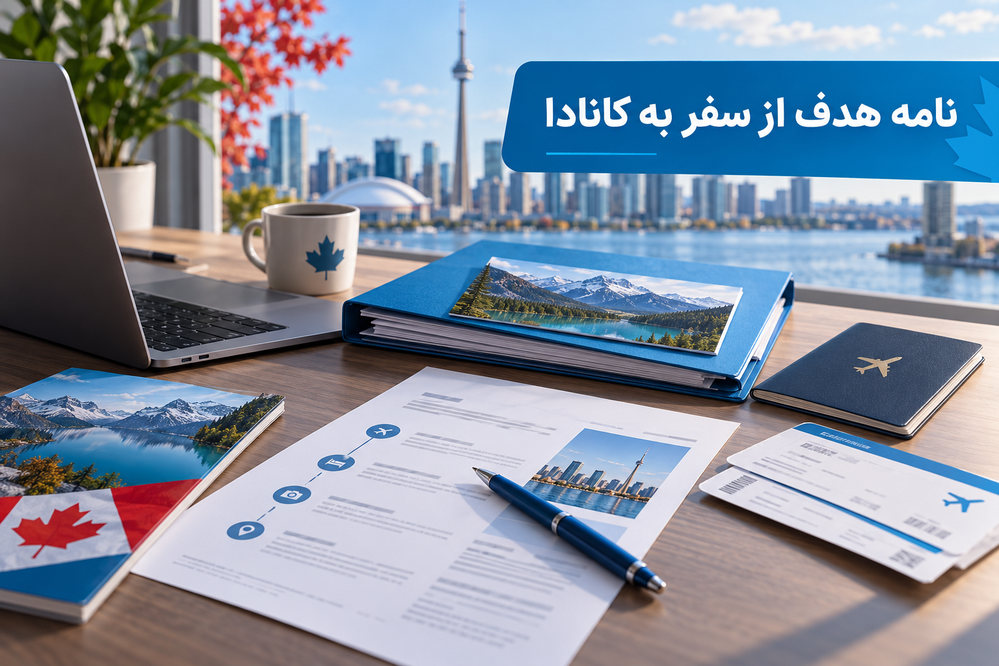 نامه هدف از سفر به کانادا