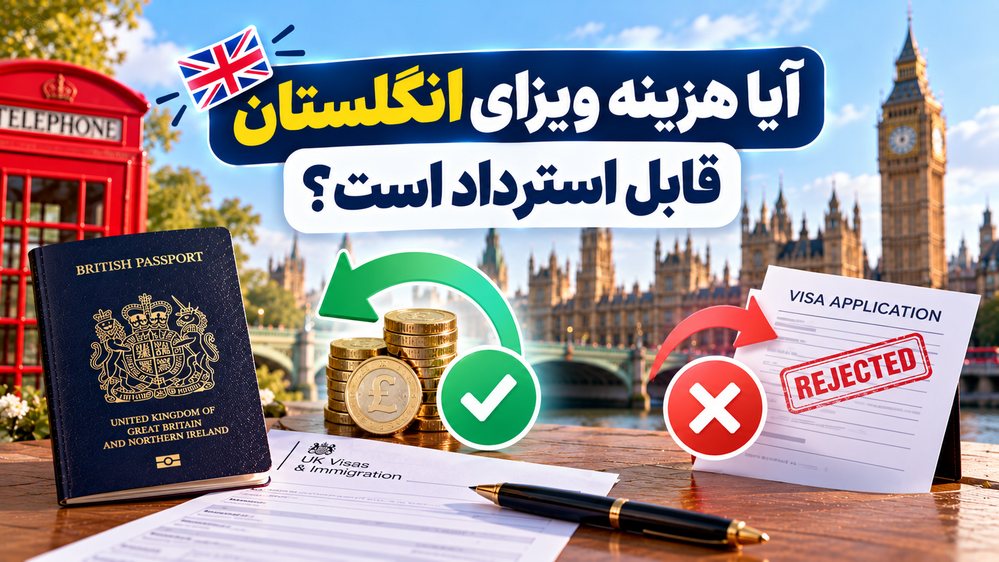 ## آیا هزینه ویزای انگلستان قابل استرداد است؟